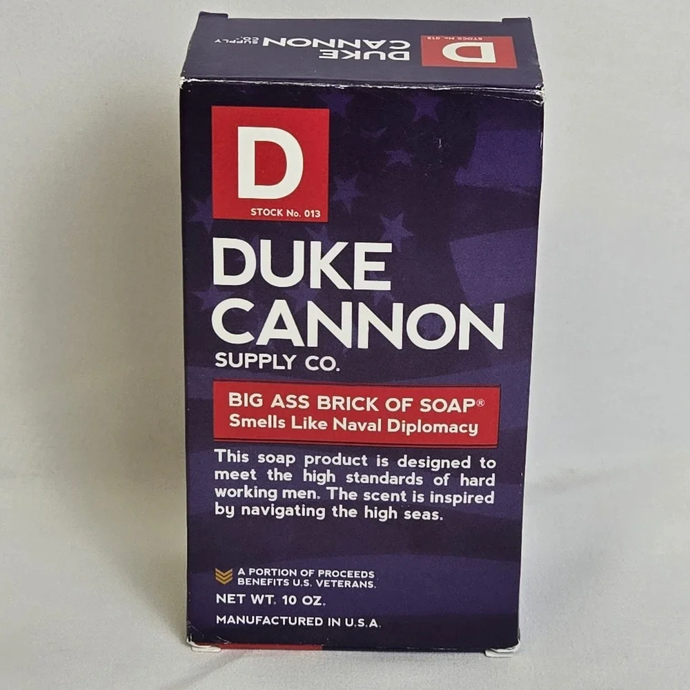 Duke Cannon Supply Co Naval Diplomacy Big‎ Ass Brick Of Soap 10 Oz